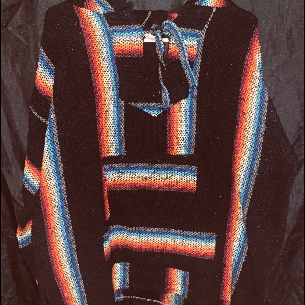 Mexican Baja hoodie size Large